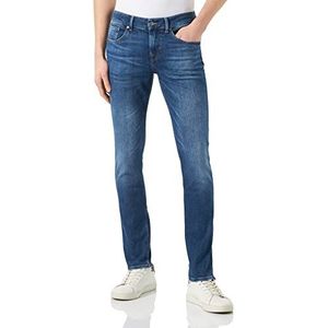 7 For All Mankind Slimmy Tapered Stretch Tek Jeans voor heren, Donkerblauw, 29