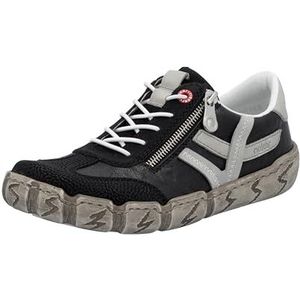 Rieker Damesslippers, zwart, zwart, 40 EU