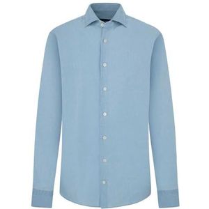 Hackett London Heren Am Apex Gilet Shirt, Blauw (hemelsblauw), XL, Blauw (Sky Blue), XL