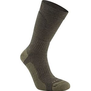 Craghoppers Heren Heren Trek Merino Wol Geïsoleerde Wandelsokken Mens Trek Merino Wol Geïsoleerde Wandelsokken, WoodlandGrn, 36-38 EU