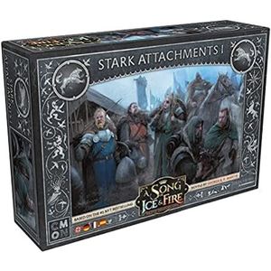 Asmodee | CMON | A Song of Ice & Fire – versterkingen van Haus Stark I | Uitbreiding | Tabletop | 2 spelers | Vanaf 14+ jaar | 45+ minuten | Duits | meertalig