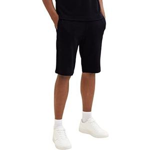 TOM TAILOR Sweatshorts voor heren met structuur, 10668 - Sky Captain Blue, S