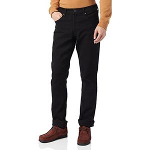 Wrangler heren Authentic Regular Jeans,Zwart (Black Rinse),38W / 32L