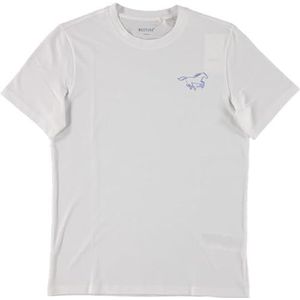 MUSTANG Heren Style Austin T-shirt, Helder Wit 2007, M