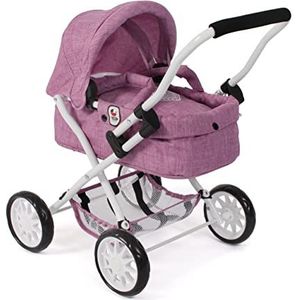 Bayer Chic 2000 Smarty Poppenwagen Voor Kinderen Vanaf 2 Jaa - Roze Jean - 555-6 - 56 X 37 X 56 cm