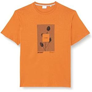 s.Oliver Heren T-shirt met korte mouwen, oranje, XXL