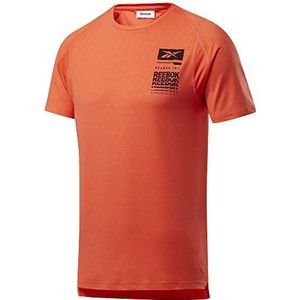 Reebok TS Smartvent Graphic Q2 T-shirt voor heren, levendig, XS