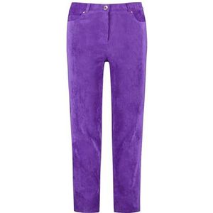 Samoon - Betty - Ribbroek - Magic Purple - Licht Verkorte Pijpen