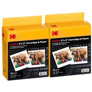 KODAK - 4PASS - Filmcartridge - 7,6 x 7,6 cm - 60 Vellen - Voor KODAK Mini 3 Retro en Mini Shot 3