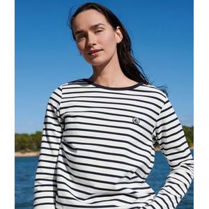 Petit Bateau - Marineshirt - Blauw - Lange Mouwen - Katoen