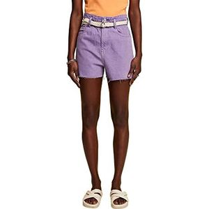 edc by ESPRIT Dames 033CC1C301 Shorts, 511/PURPLE 2, 28, 511/Paars 2, 28