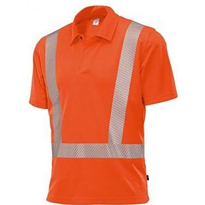 BP 2132 260 Unisex poloshirt van duurzaam gemengd weefsel warange, maat L