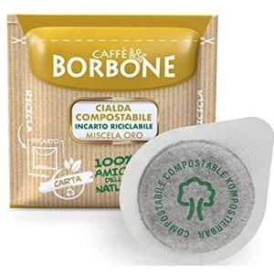Caffè Borbone - Composteerbare Pads - Gouden Koffieblend - Verpakking van 100 Pads