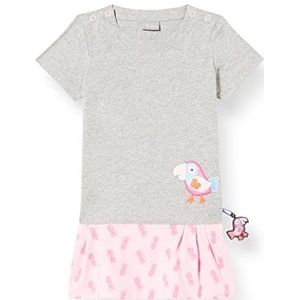 Sigikid Babyjurk voor meisjes, roze/grijs/Miami, 74 cm