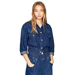 Pepe Jeans Carli blouse voor dames, blauw (9 oz Luminous Blue 000)., XS