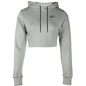 Pixley Crop Top Hoodie - Light Green - S