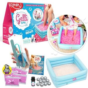 Gelli Spa van Zimpli Kids 5 Use Pack Children's Verwennerij Party Treat, Manicure en Pedicure Set voor tieners of Tweens, sensorisch speelspeelgoed voor meisjes en jongens, ideaal verjaardagscadeau