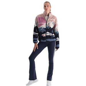 Dagi Dameslegging, gestreept detail, Donkerblauw, L