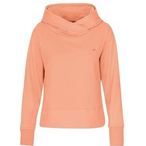 TRIGEMA Dunne capuchontrui, apricot, XS