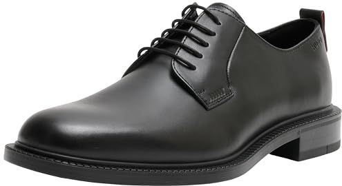 HUGO - Derbyschoenen - Zwart - Leren - Reliëflogo