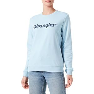 Wrangler Crew Sweatshirt voor dames, Dream Blue., S