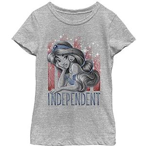 Disney Meisjes Princesses Onafhankelijke Jas T-shirt, Athletic Heather, XS