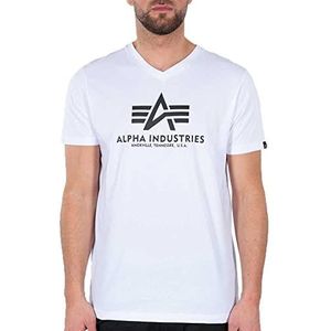 ALPHA INDUSTRIES - Basic T-shirt - Zwart - Synthetisch