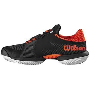 Wilson Kaos Swift 1.5 Herensneakers, Black Phantom Shocking Orange, 48 2/3 EU