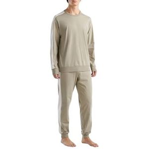 United Colors of Benetton Pig(shirt + broek) 30964P026 pyjama-set, legergroen 0W9, S heren, legergroen 0w9, S
