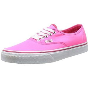 Vans U Authentic - Pop Uniseks sneakers voor volwassenen, Pink Rose Neon Pink, 34.5 EU
