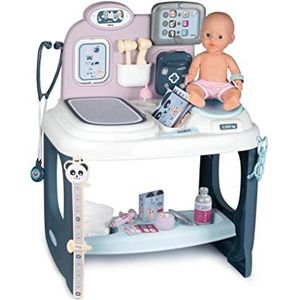 Smoby 240300 - Babyverzorgingscentrum met babypop van 30 cm, vanaf 3 jaar, Paars