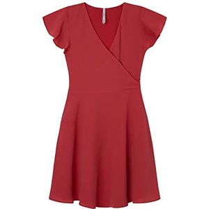 Pepe Jeans Hareta jurk voor meisjes, Rood (Studio Red), 8 Jaren