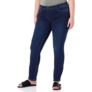 Million X - Dames Jeans - Victoria Powerstretch, blauw-blauw, 34W x 34L