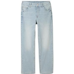 TOM TAILOR Jongens Straight Jeans, 10143 - Heavy Bleached Blue Denim, 170 cm