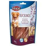 Trixie "" Premio Duckinos "" Con Petto D'anatra Per Cani - Contenuto Da 80 Gr.