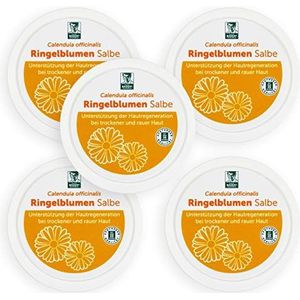 BADERs Gesundheit Goudsbloemzalf bij de apotheek, Calendula officinalis met waardevolle plantenextracten 5 x 18 ml