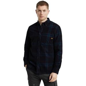G-Star RAW Regular overhemd met één zak, meerdere kleuren (Dk Black Hank Check D24292-c549-g714), XL