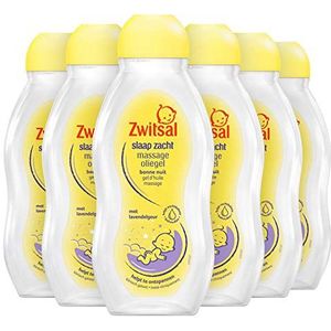 Zwitsal Baby Slaap Zacht Lavendel Massage Olie - 6 x 200ml - Voordeelverpakking