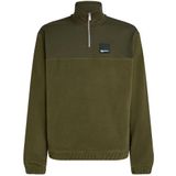 Karl Lagerfeld - A4M20018 - Sweatshirt - Zwart - Halve Rits - Hoge Trechterhals