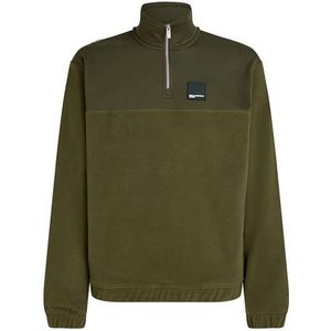 Karl Lagerfeld - A4M20018 - Sweatshirt - Zwart - Halve Rits - Hoge Trechterhals