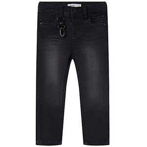 NAME IT Jeans voor jongens, zwart denim, 122 cm