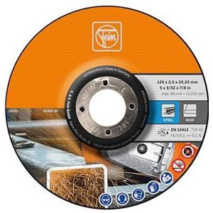 FEIN - Doorslijpschijf - 125 MM - Metaal - 25 Stuks