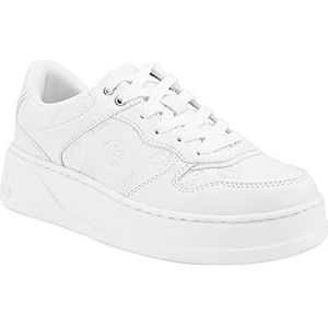 GUESS Cleva Sneakers voor dames, witte weelderige tuin, 36.5 EU