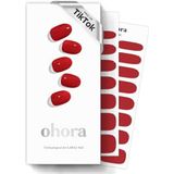ohora - N Addict - Semi-uitgeharde Gelnagelstrips - Inclusief 2 Voorbereidingspads - Nagelvijl en Houten Stok