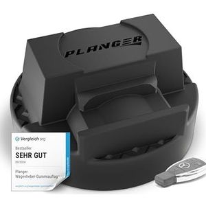 PLANGER ® - rubberen pad voor autokrik (voor Mercedes-Benz) op trolleykrik - Beschermt auto's en SUV's met zijn vorm en rubber