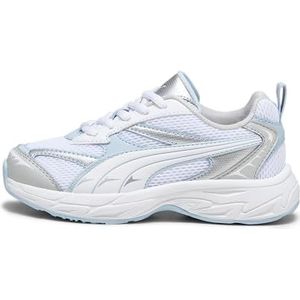 PUMA Morphic PS Sneakers, uniseks, Puma wit asgrijs, 33 EU