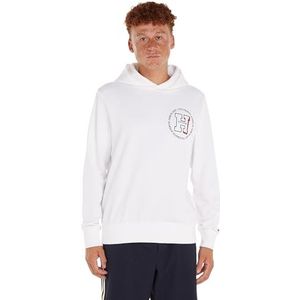 Tommy Hilfiger Hoodies voor heren, Wit (wit), S