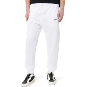 HUGO Napin Jersey Broek voor heren, wit, XL