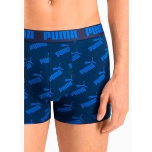 PUMA - AOP Boxershorts - Blauw - 2 Stuks