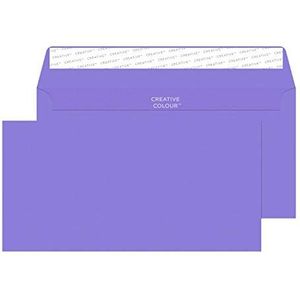 Blake Creative Colour DL+ 114 x 229 mm 120 gsm Peel & Seal Portemonnee Enveloppen (25211) Zomer Violet - Pack van 25